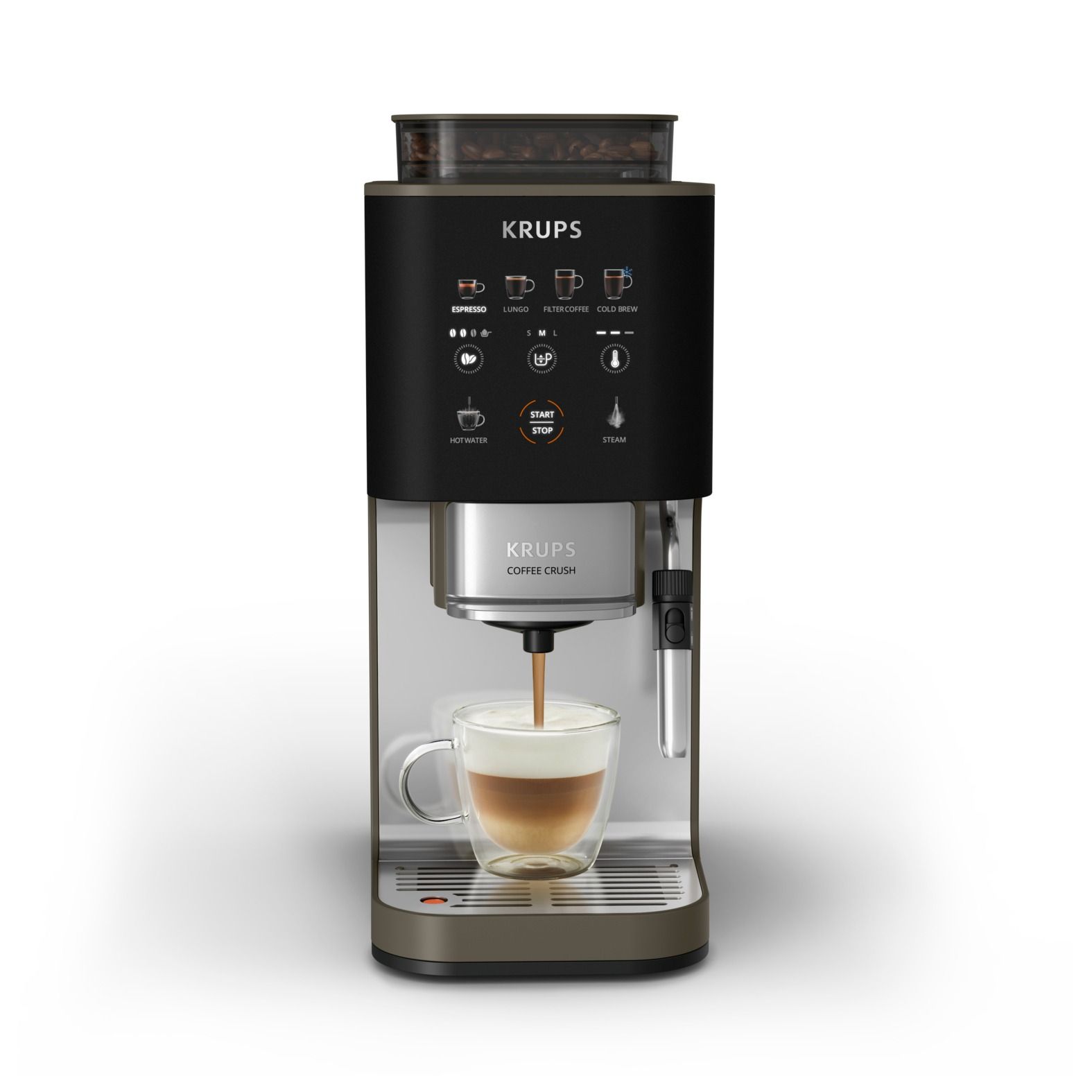 Кавомашина вузька KRUPS Coffee Crush Experience SA403BE0