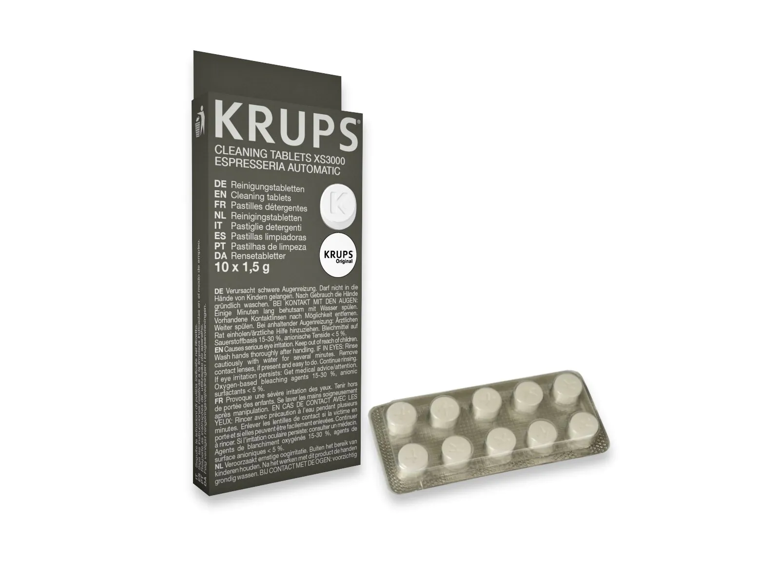 Таблетки для чищення кавомашини KRUPS XS300010