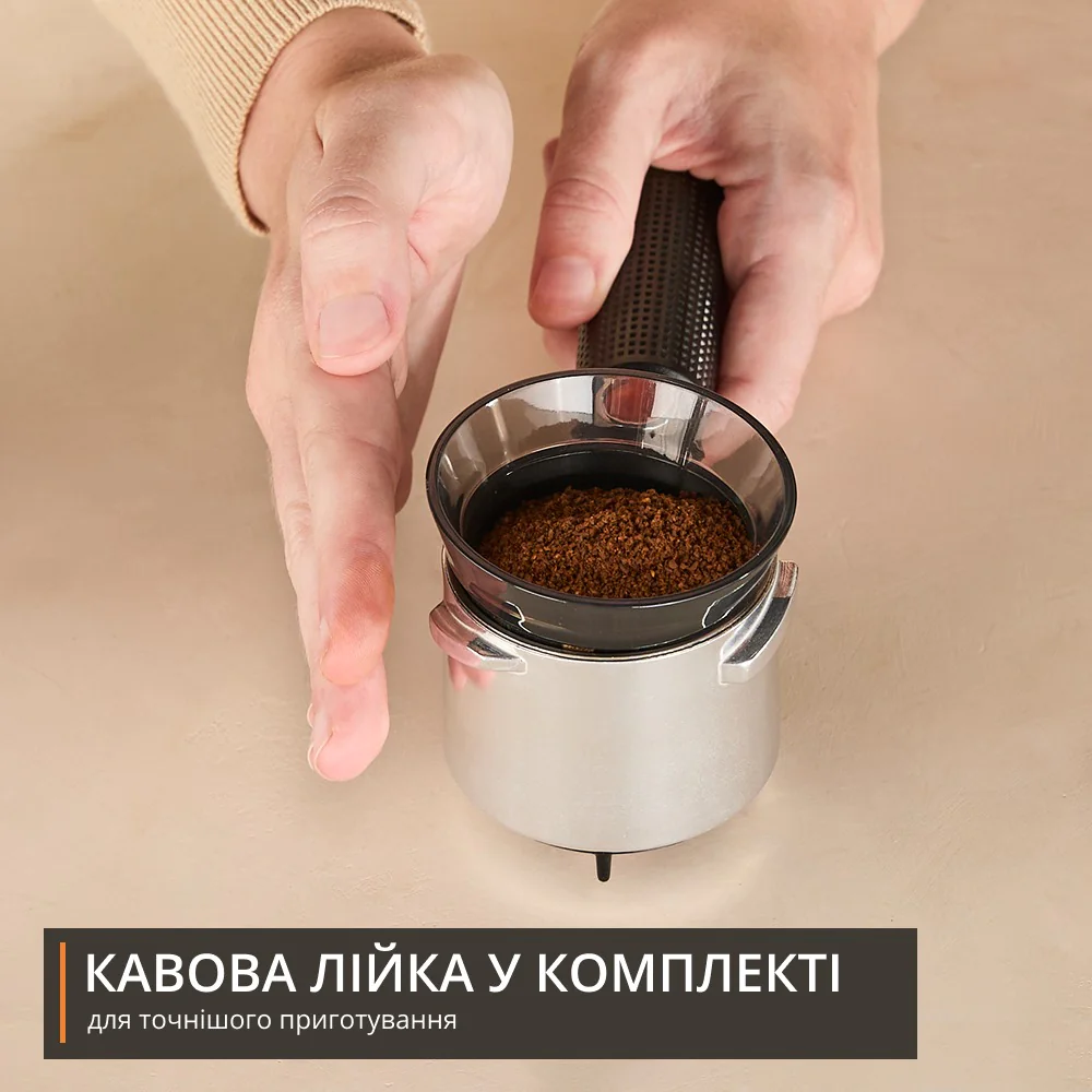Ріжкова кавоварка KRUPS Virtuoso+ Tamping System XP499EE0