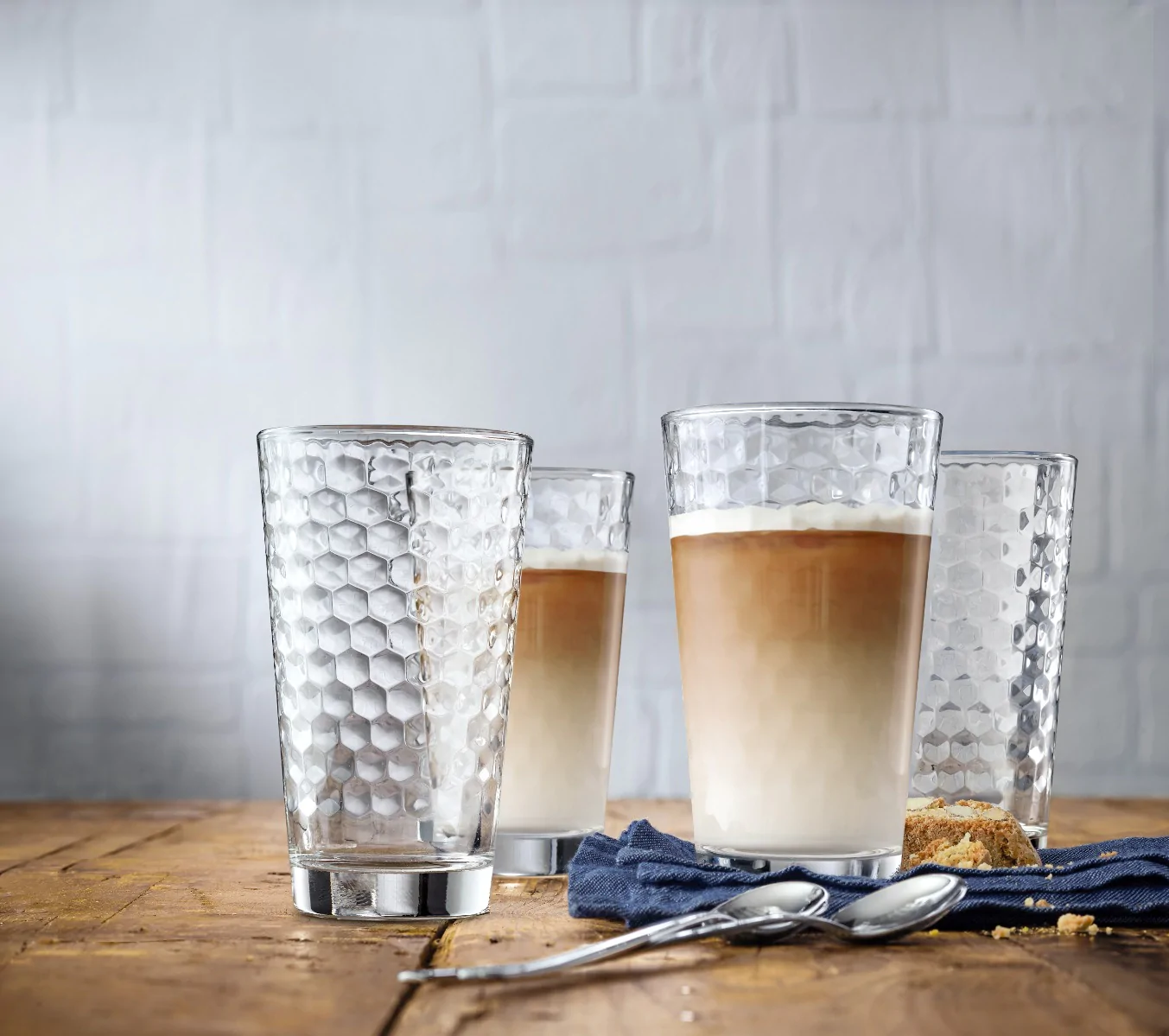 Склянки для латте WMF COFFEE TIME 4 шт 250 мл 0948652040 (09.4865.2040)