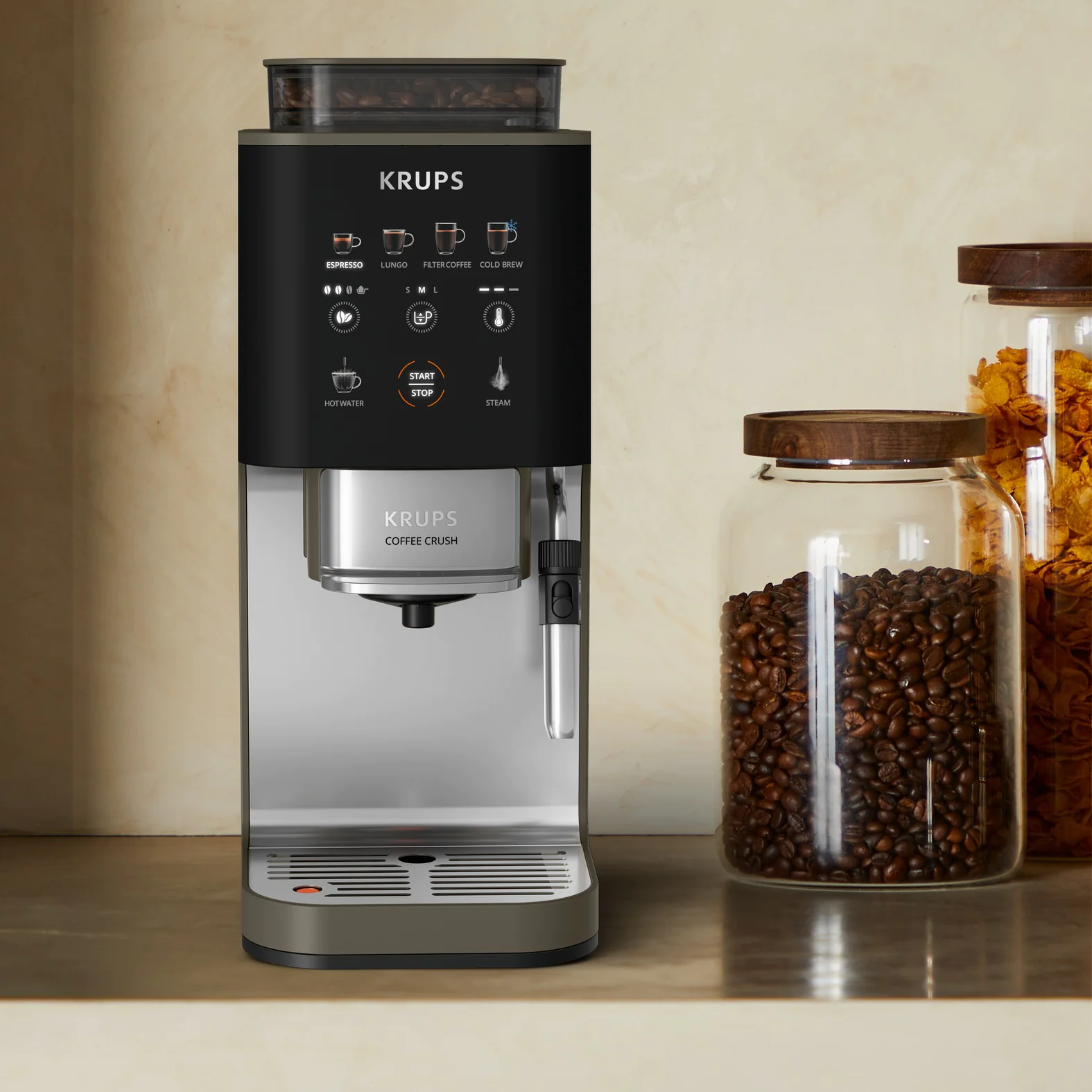 Кавомашина вузька KRUPS Coffee Crush Experience SA403BE0
