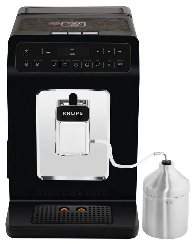 Автоматична кавомашина KRUPS EVIDENCE PLASTIC BLACK EA891810