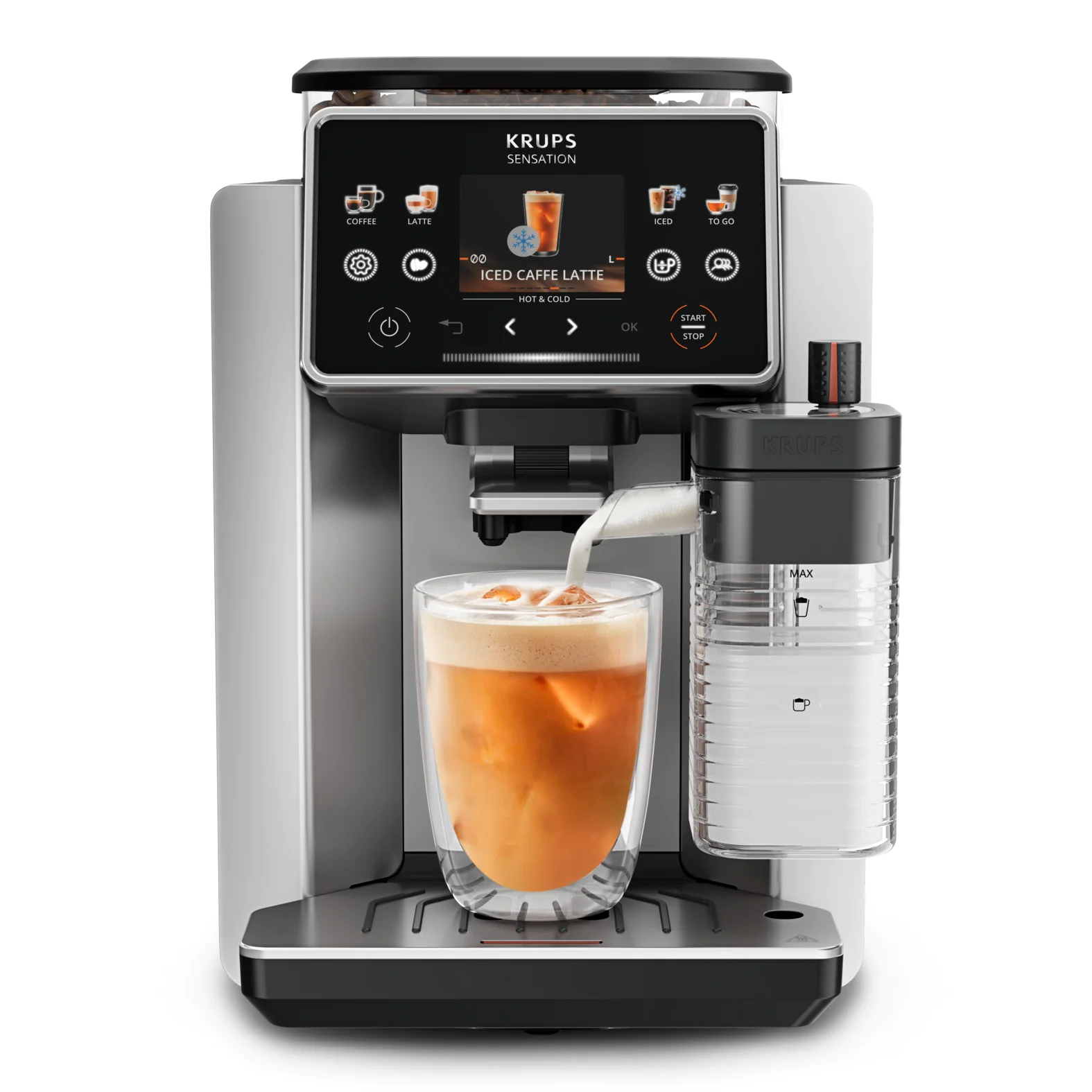 Кавомашина Krups Sensation Elite Hot & Cold EA918GE0