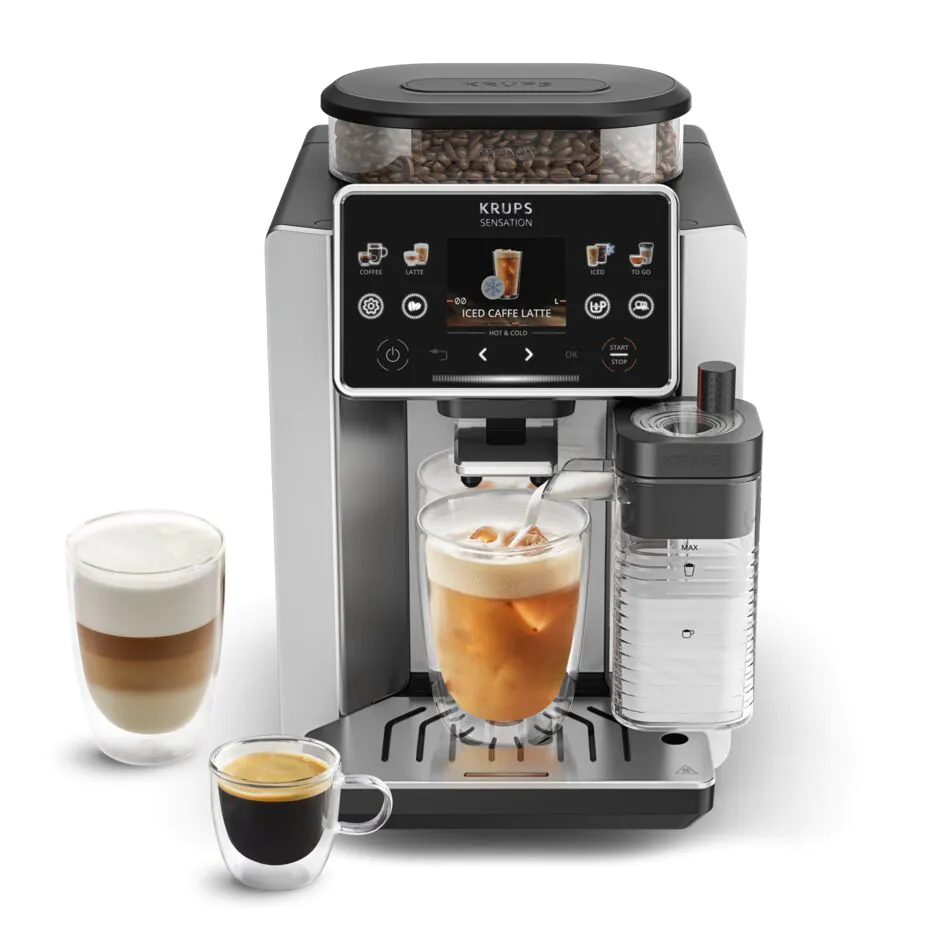Кавомашина Krups Sensation Elite Hot & Cold EA918GE0