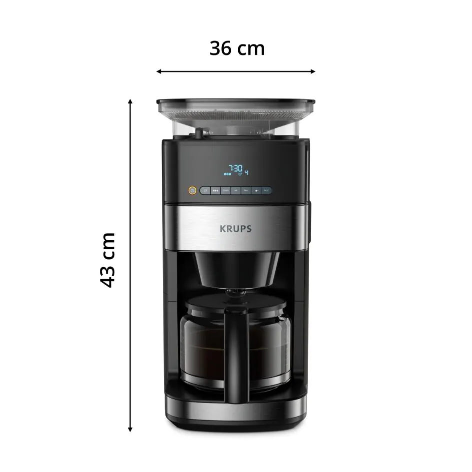 Крапельна кавоварка KRUPS Grind Aroma KM832810