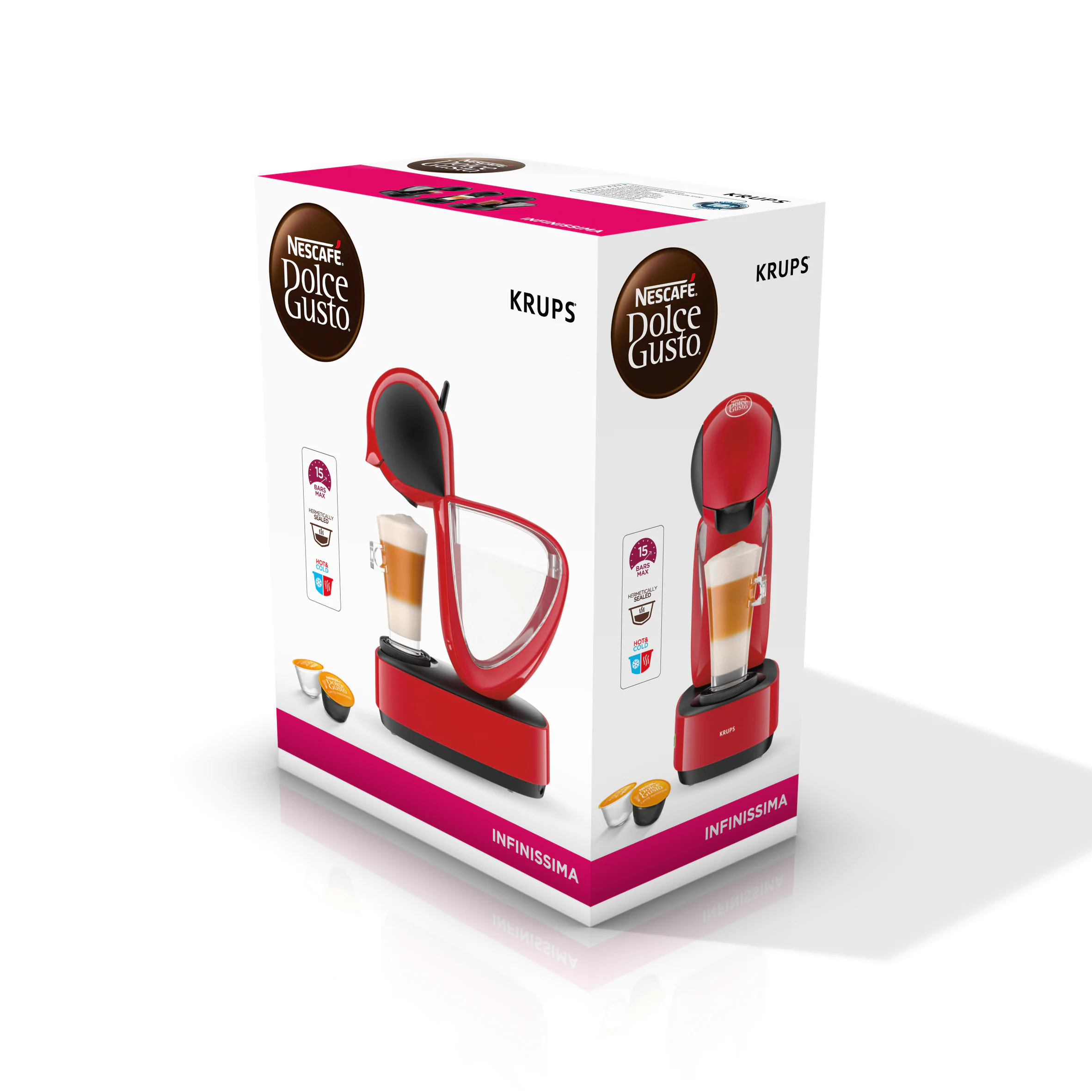 Капсульна кавоварка KRUPS Infinissima Red KP170510
