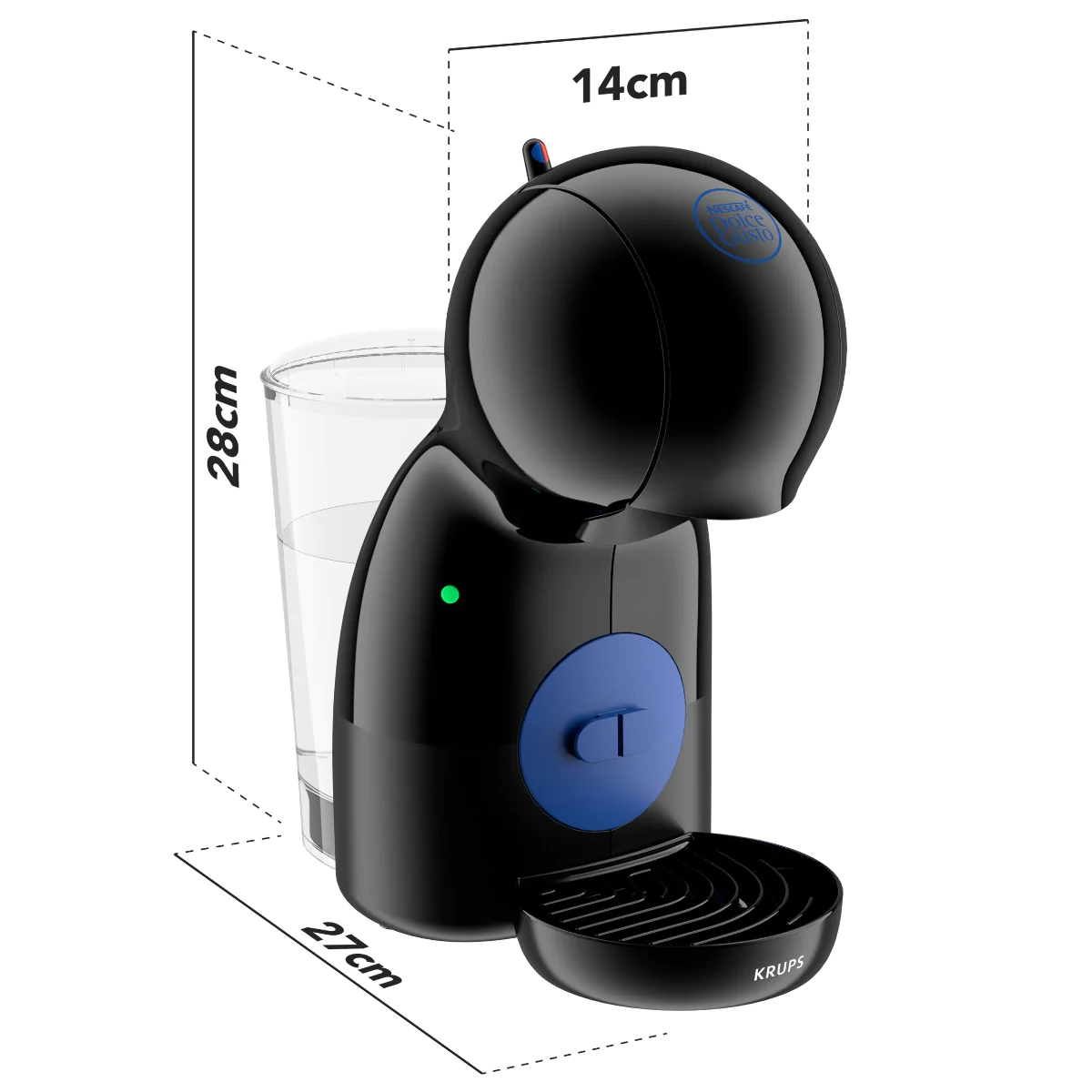 КАПСУЛЬНА КАВОВАРКА KRUPS Dolce Gusto PICCOLO XS KP1A0810