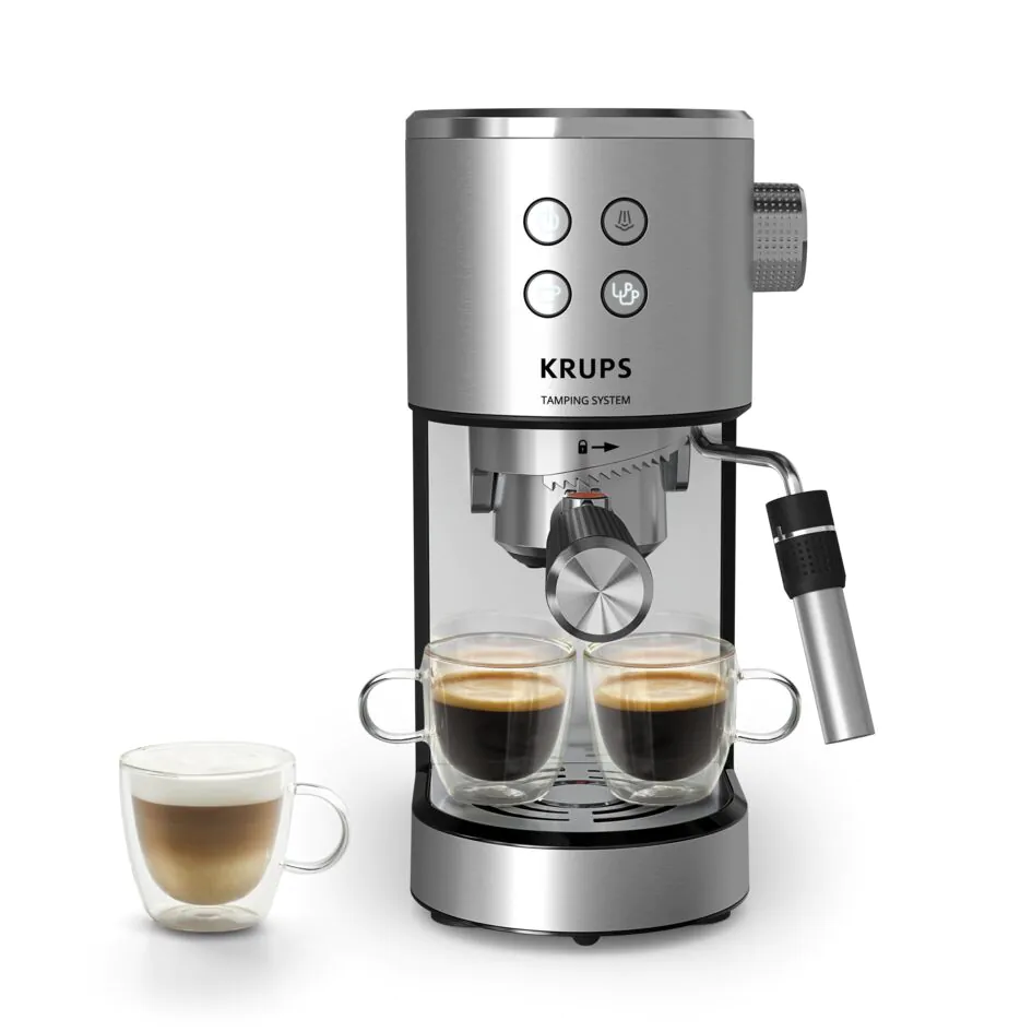 Ріжкова кавоварка KRUPS Virtuoso+ Tamping System XP499EE0