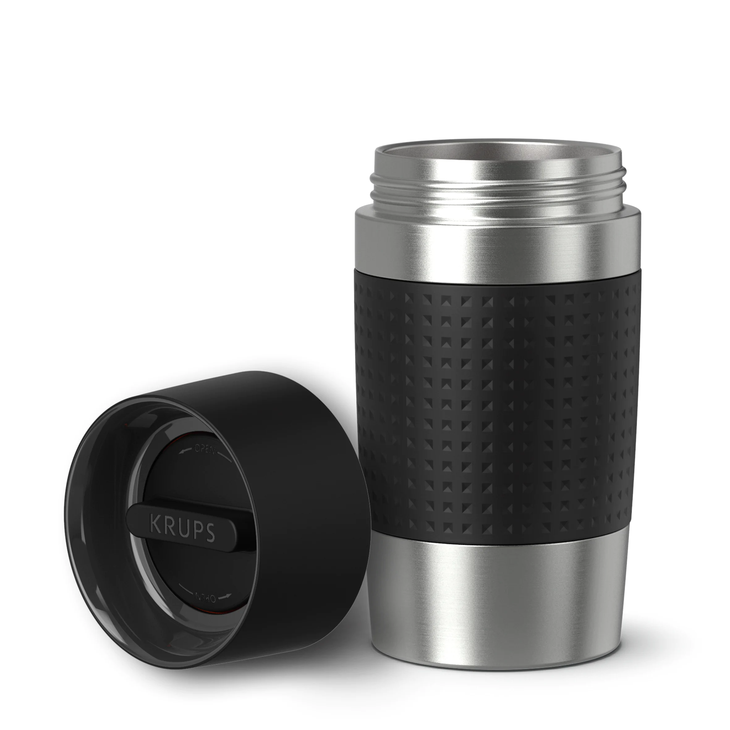 Термочашка 300 мл KRUPS Travel Mug Compact, чорна N2161144