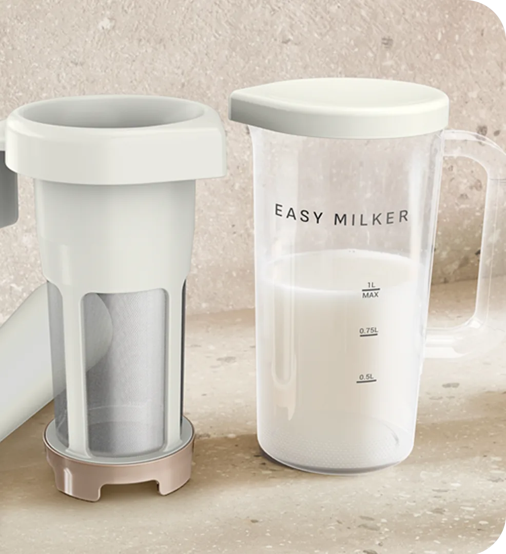 Tefal Easy Milker та контейнер для рослинних напоїв